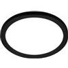 Plafoniera LED Slim 1400 lm luce bianca Ø 19 cm con bordo nero