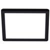 Plafoniera LED Slim 1400 lm bianco neutro 19x19 cm nero