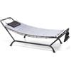 Amaca Bali in poliestere grigio chiaro 230x98x82 cm