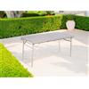 Tavolo allungabile da giardino in plastica soffiata 166/214x78xH76 cm
