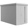 Biohort Casetta da giardino Biohort in metallo Neo 4A sp.0,5 mm argento 5,1 m² 1 p.