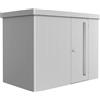 Casetta da giardino Biohort in metallo Neo 1C sp.0,5 mm argento 4,84 m² 1 p.