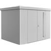 Biohort Casetta da giardino Biohort in metallo Neo 2C sp.0,5 mm argento 6,4 m² 2 p.