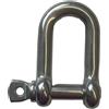 Gancio grillo dritto inox 8 mm