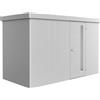 Biohort Casetta da giardino Biohort in metallo Neo 1D sp.0,5 mm argento 5,8 m² 1 p.