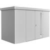 Biohort Casetta da giardino Biohort in metallo Neo 1D sp.0,5 mm argento 5,8 m² 2 p.