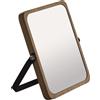 Specchio ingranditore Midori 2x bifacciale bamboom bambu`/nero matt