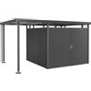Biohort Tetto laterale casetta giardino Biohort HighLine 4 da 150x275x222 cm Gri sc met