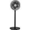 Midea Ventilatore a piantana Midea 3 velocità 5 pale 33W nero