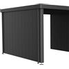 Parete laterale per casetta Biohort Neo 4A/4B/4C/4D grigio scuro