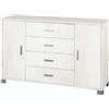 Mobile cassettiera in kit Sarmog 4 cassetti 112x70x41 cm bianco