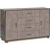 Mobile cassettiera in kit Sarmog 4 cassetti 112x70x41 cm marrone scuro