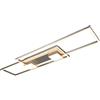 Plafoniera LED Trio Albany 100x8x28 cm Nichel opaco
