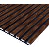 Pannello fonoassorbente decorativo PVC rovere rustico 240x57,25x1,9 cm