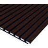 FN Acustico Pannello fonoassorbente decorativo PVC rovere scuro 240x57,25x1,9 cm