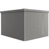 Biohort Casetta da giardino Biohort in metallo Neo 4C sp.0,5 mm gr.quarzo 9,6 m² 1 p.
