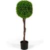 - Pianta artificiale in plastica bosso h90 cm