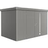 Biohort Casetta da giardino Biohort in metallo Neo 2D sp.0,5 mm gr.quarzo 7,7 m² 2 p.