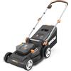 Worx Tagliaerba a batteria WG745E Worx 2 batterie Pro 20V 4Ah 40V L taglio Ø 40 cm