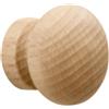 Set 2 pomoli in legno di faggio Ø 33 mm