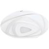 Plafoniera LED Eglo Palagiano 14,7W 4000K 2100Lm Ø30xH5,5 cm acciai plast bianco