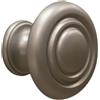 Set 2 pomoli in zama Ø 30 mm decorato cromato matt