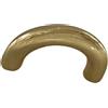 Set 2 maniglie in zama interasse 32 mm oro lucido