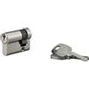 Thirard Mezzo Cilindro di sicurezza 1/2 STD 30x10 mm nichelato chiave corta