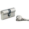Cilindro di sicurezza SA nichelato 30x30 mm meccanismo 5 pin 3 chiavi