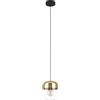 Eglo Lampadario a sospensione Eglo Maryvilla Ø17xH110 cm acciaio vetro oro