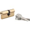 Cilindro di sicurezza Trafic6 ottone 40x40 mm meccanismo 6 perni 5 chiavi