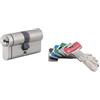 Thirard Cilindro di sicurezza T2 30x30 mm nichelato meccanismo 6 perni 5 chiavi