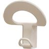 Appendiabiti in nylon finitura bianco