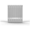 Radiatore Global in alluminio interasse 800 8 elementi bianco