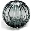 Vaso in vetro Ø17xH15,5 cm bianco