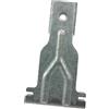 Gancio dritto per guida a scatto per profilo da soffitto 50/27 100 pz