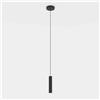 Lampadario a sospensione Eglo Almudaina 1X5W 3000K 480Lm Ø4xH110 cm nero