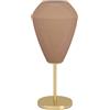 Eglo Lampada da tavolo Eglo Caprarola Ø20xH46 cm acciaio ottone sabbia