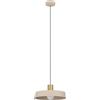 Lampadario a sospensione Eglo Valdiola Ø36xH110 cm acciaio ottone sabbia