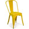 Sedia in ferro New bristol giallo antico