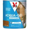 Smalto ad acqua gel protettivo per legno V33 noce chiaro 2,5 l