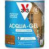 Smalto ad acqua gel protettivo per legno V33 noce medio 2,5 l