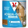 Smalto ad acqua gel protettivo per legno V33 noce 0,75 l