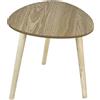 Tavolino in mdf marrone 38,5x38,5xH40 cm marrone