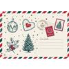 Crearreda Tovaglietta Santa Claus Letter 33x48 cm