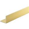 Angolare alluminio oro 25x25x2000 mm