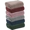 - Coperta tinta unita 150x200 cm colori assortiti