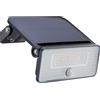 Applique LED Solar con sensore PIR 8 W 1000 lm Nero
