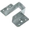 Staffa per travi di tipo "A" 38x60x111 mm acciaio