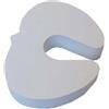 Fermaporta di sicurezza bianco 12x9 cm